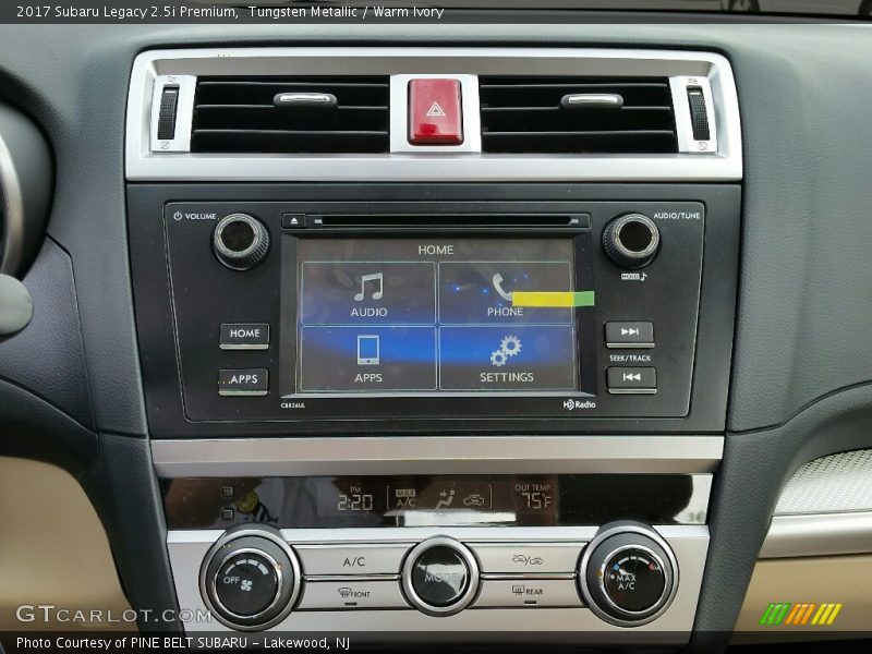Tungsten Metallic / Warm Ivory 2017 Subaru Legacy 2.5i Premium