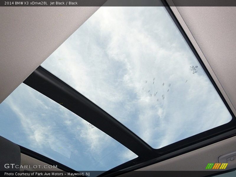 Jet Black / Black 2014 BMW X3 xDrive28i