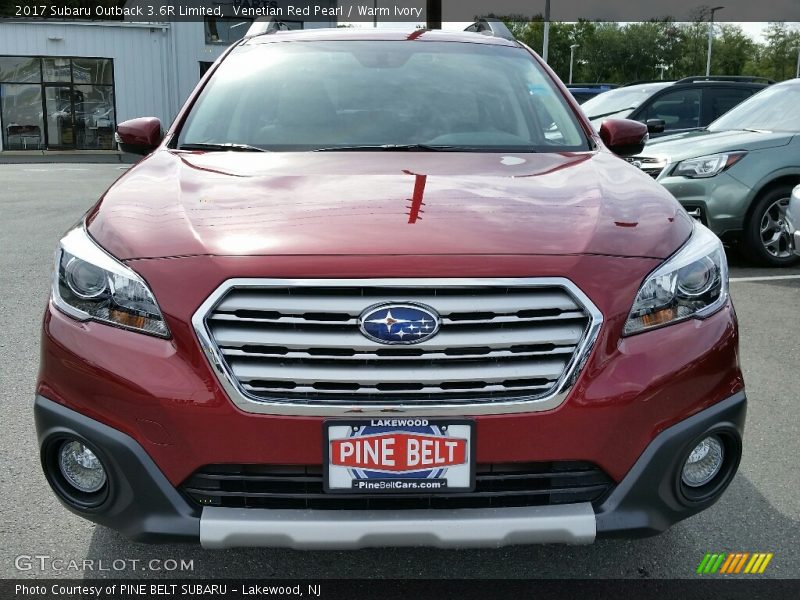 Venetian Red Pearl / Warm Ivory 2017 Subaru Outback 3.6R Limited