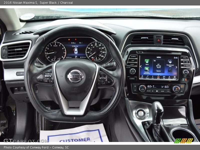 Super Black / Charcoal 2016 Nissan Maxima S