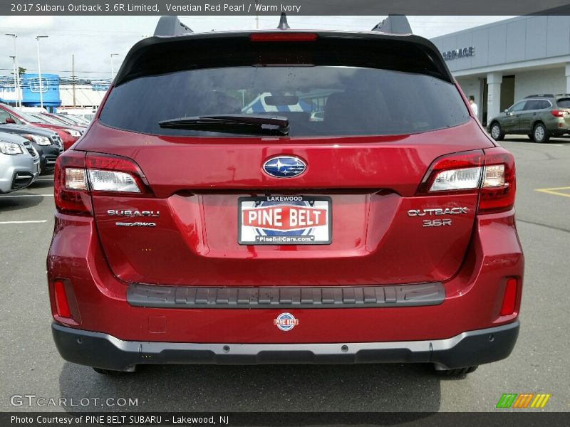 Venetian Red Pearl / Warm Ivory 2017 Subaru Outback 3.6R Limited