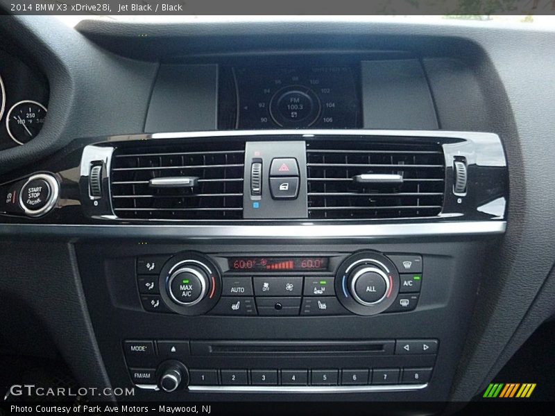 Jet Black / Black 2014 BMW X3 xDrive28i