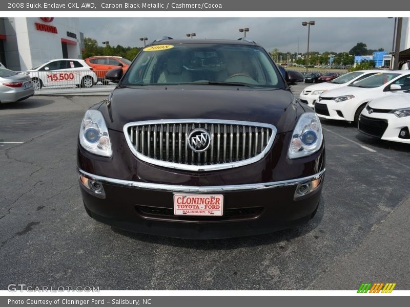 Carbon Black Metallic / Cashmere/Cocoa 2008 Buick Enclave CXL AWD