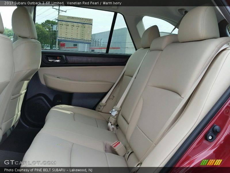 Rear Seat of 2017 Outback 3.6R Limited