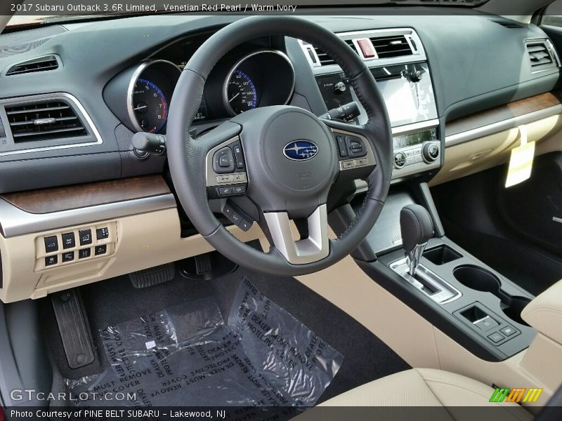  2017 Outback 3.6R Limited Warm Ivory Interior