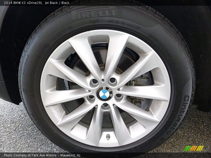 Jet Black / Black 2014 BMW X3 xDrive28i