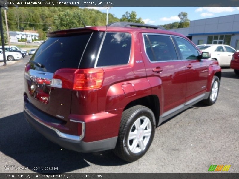 Crimson Red Tintcoat / Jet Black 2016 GMC Terrain SLE AWD