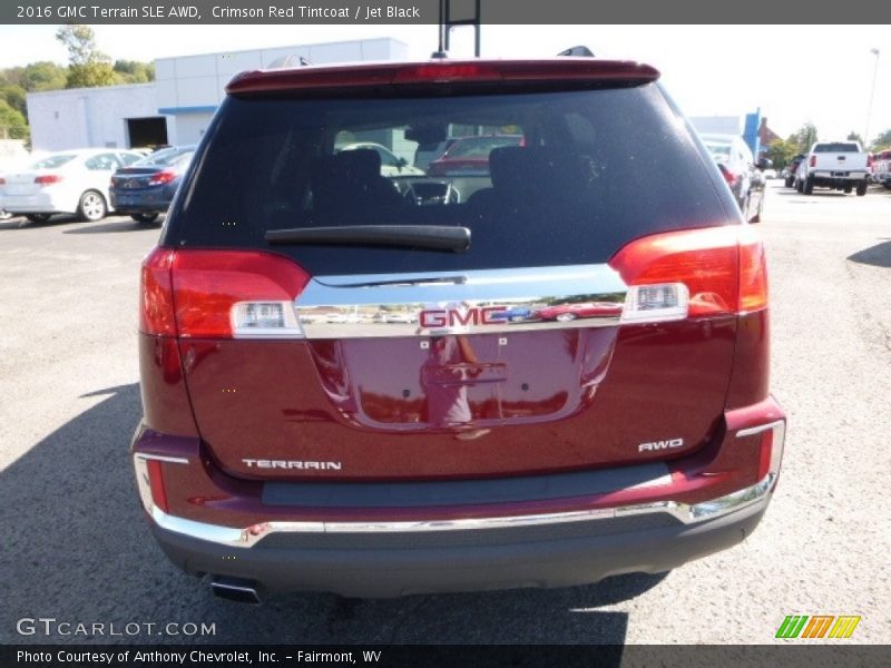 Crimson Red Tintcoat / Jet Black 2016 GMC Terrain SLE AWD