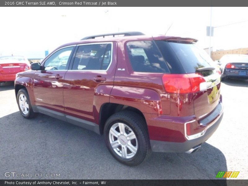 Crimson Red Tintcoat / Jet Black 2016 GMC Terrain SLE AWD