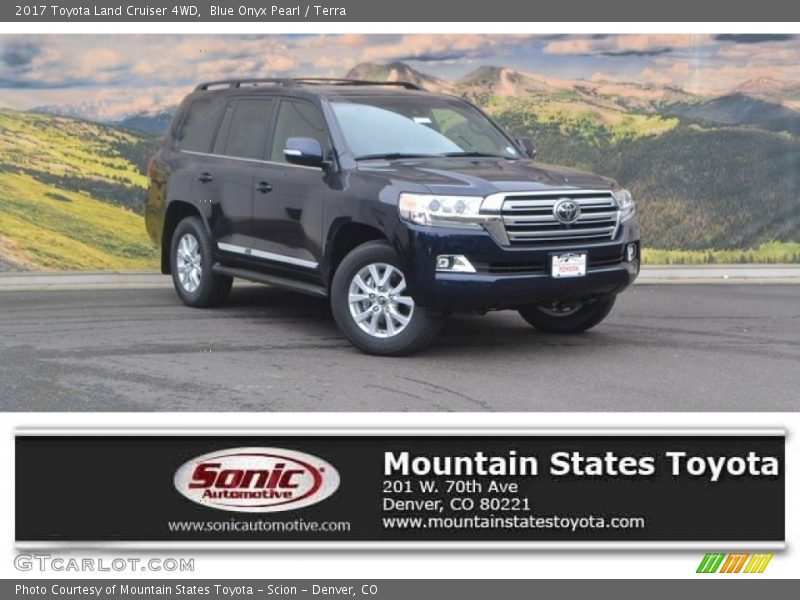 Blue Onyx Pearl / Terra 2017 Toyota Land Cruiser 4WD