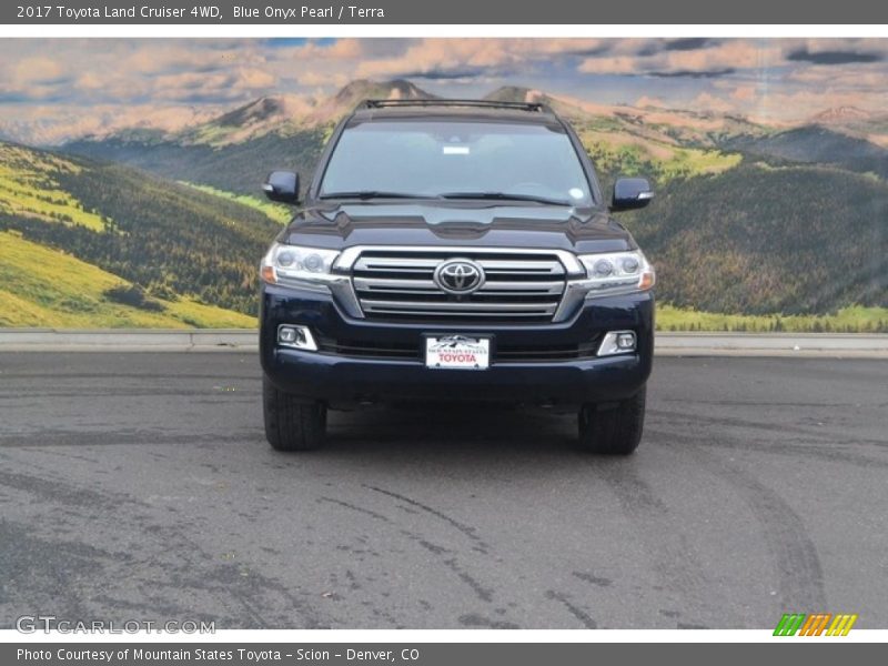 Blue Onyx Pearl / Terra 2017 Toyota Land Cruiser 4WD