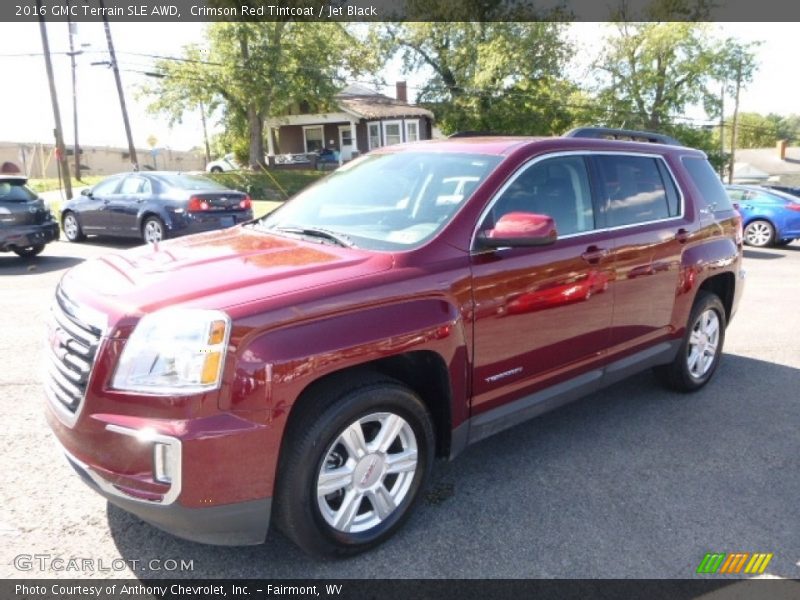 Crimson Red Tintcoat / Jet Black 2016 GMC Terrain SLE AWD