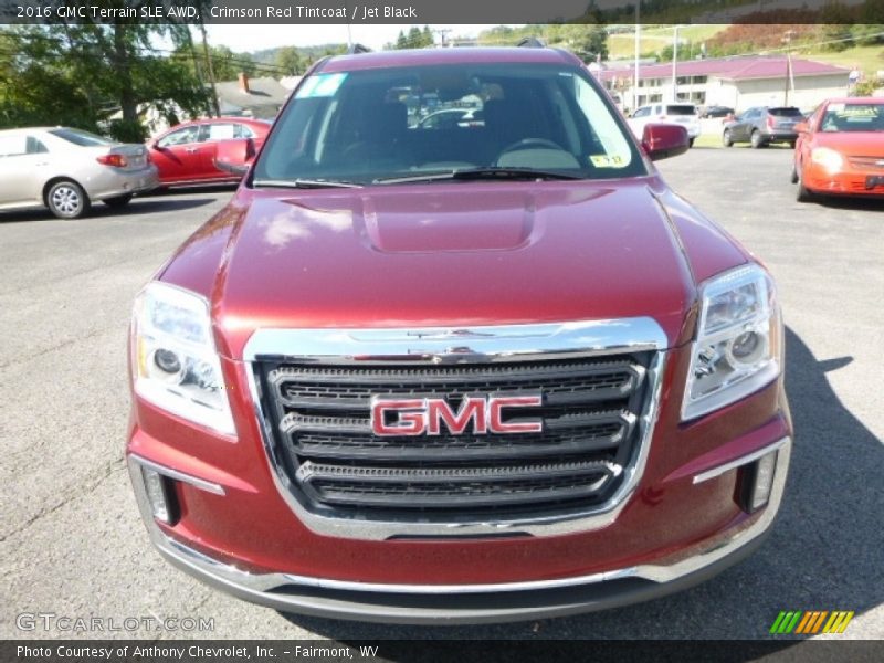 Crimson Red Tintcoat / Jet Black 2016 GMC Terrain SLE AWD