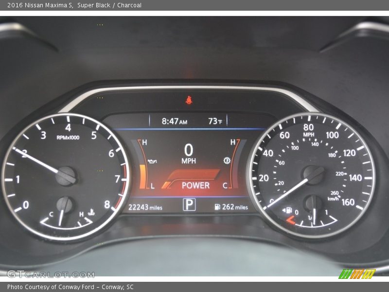 Super Black / Charcoal 2016 Nissan Maxima S