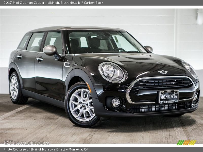 Midnight Black Metallic / Carbon Black 2017 Mini Clubman Cooper