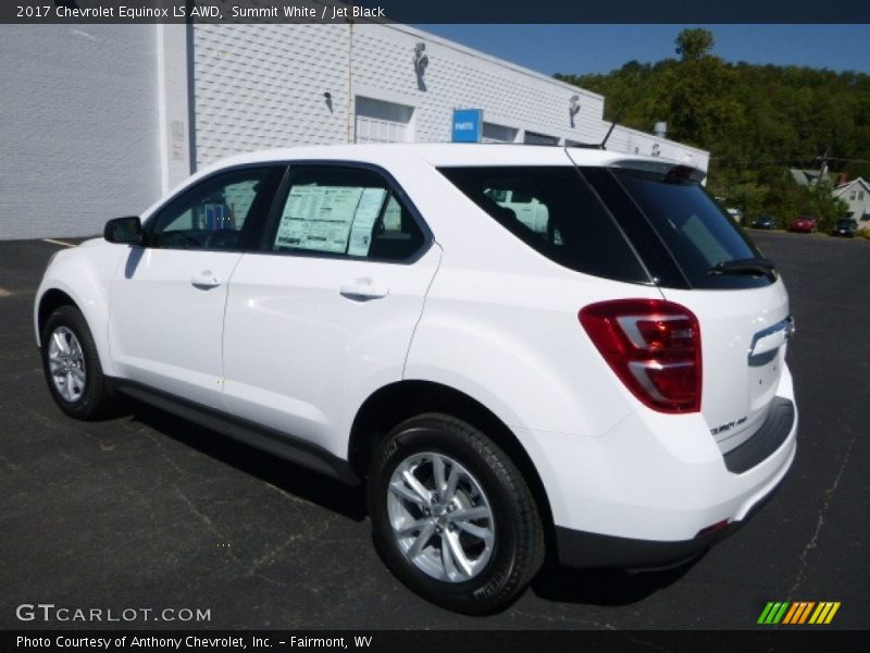 Summit White / Jet Black 2017 Chevrolet Equinox LS AWD