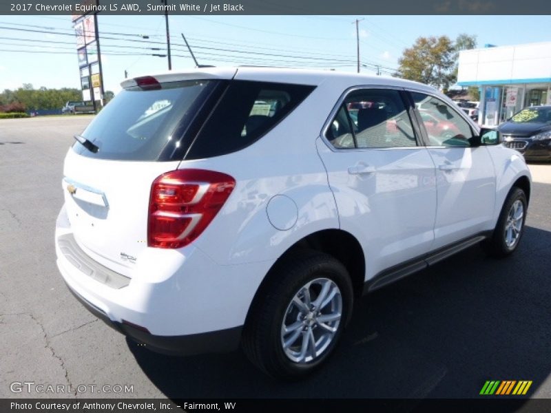 Summit White / Jet Black 2017 Chevrolet Equinox LS AWD