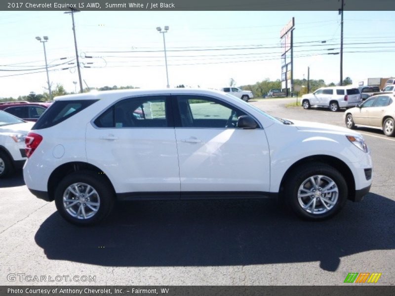 Summit White / Jet Black 2017 Chevrolet Equinox LS AWD