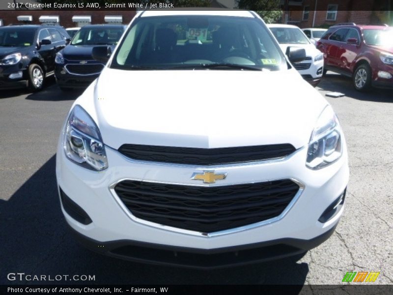 Summit White / Jet Black 2017 Chevrolet Equinox LS AWD