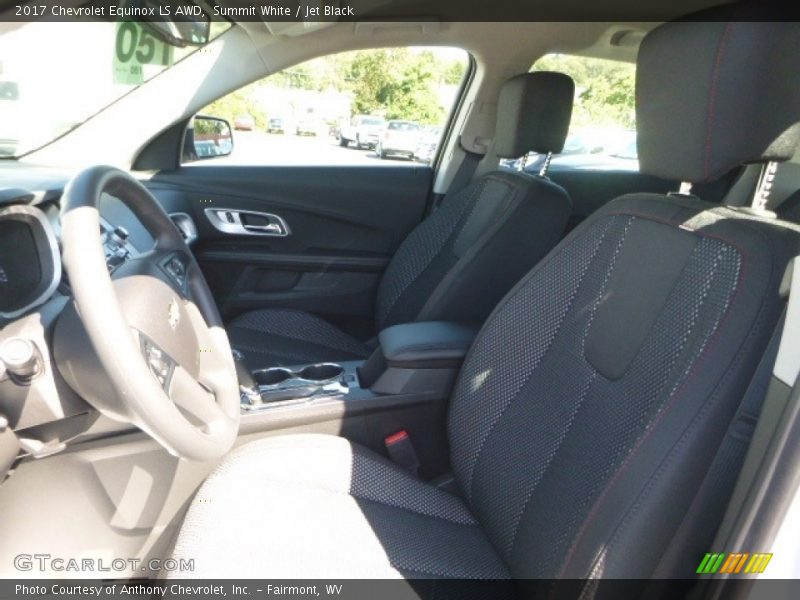 Summit White / Jet Black 2017 Chevrolet Equinox LS AWD