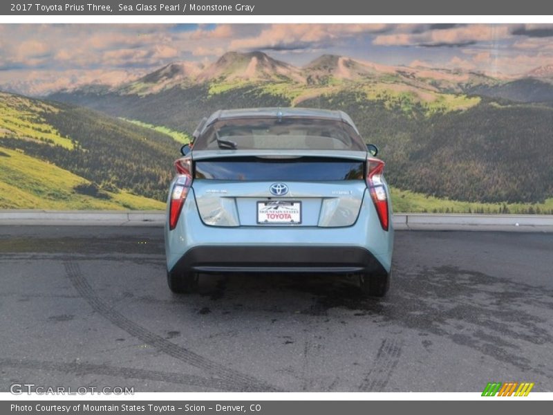 Sea Glass Pearl / Moonstone Gray 2017 Toyota Prius Three