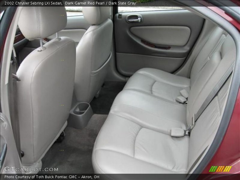 Dark Garnet Red Pearl / Dark Slate Gray 2002 Chrysler Sebring LXi Sedan
