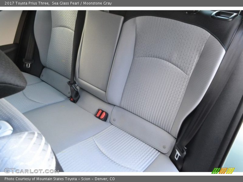 Rear Seat of 2017 Prius Three