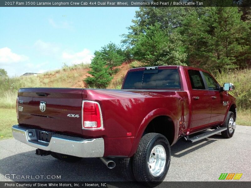 Delmonico Red Pearl / Black/Cattle Tan 2017 Ram 3500 Laramie Longhorn Crew Cab 4x4 Dual Rear Wheel