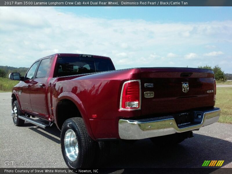 Delmonico Red Pearl / Black/Cattle Tan 2017 Ram 3500 Laramie Longhorn Crew Cab 4x4 Dual Rear Wheel