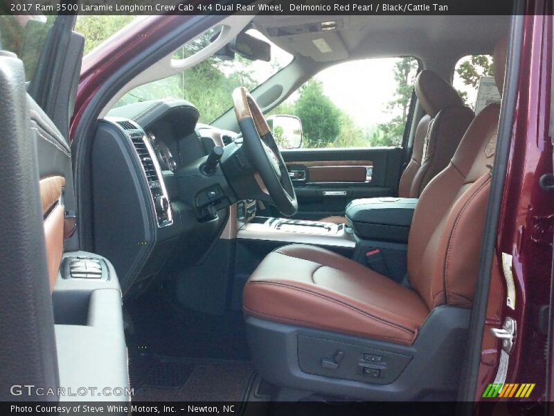  2017 3500 Laramie Longhorn Crew Cab 4x4 Dual Rear Wheel Black/Cattle Tan Interior