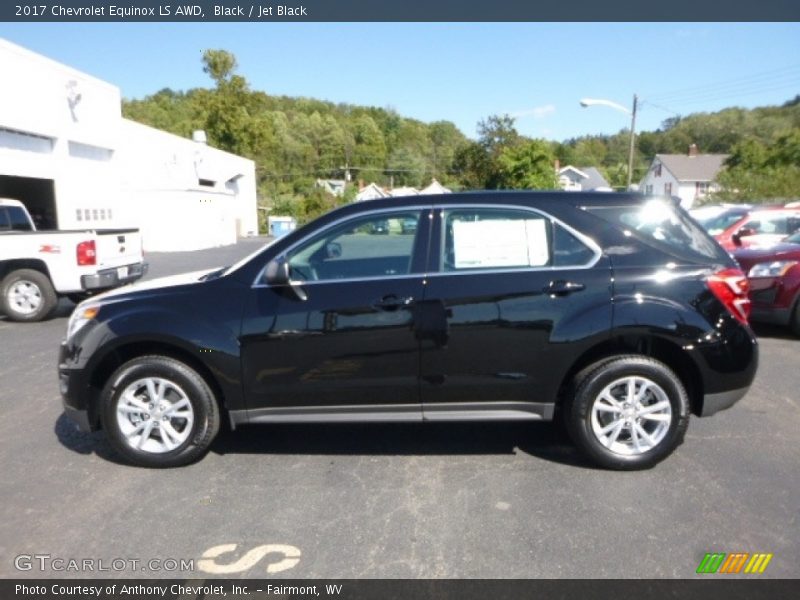 Black / Jet Black 2017 Chevrolet Equinox LS AWD