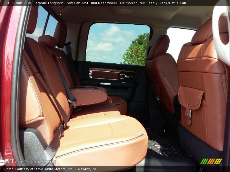 Rear Seat of 2017 3500 Laramie Longhorn Crew Cab 4x4 Dual Rear Wheel