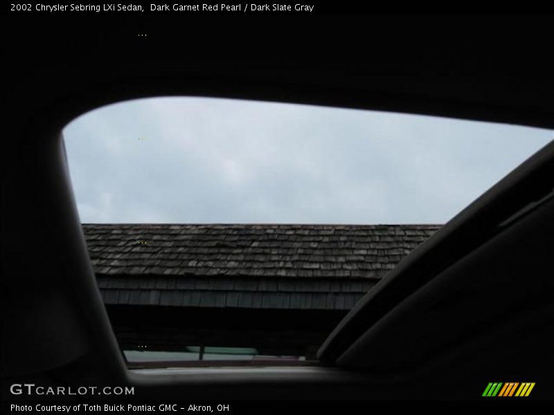 Dark Garnet Red Pearl / Dark Slate Gray 2002 Chrysler Sebring LXi Sedan