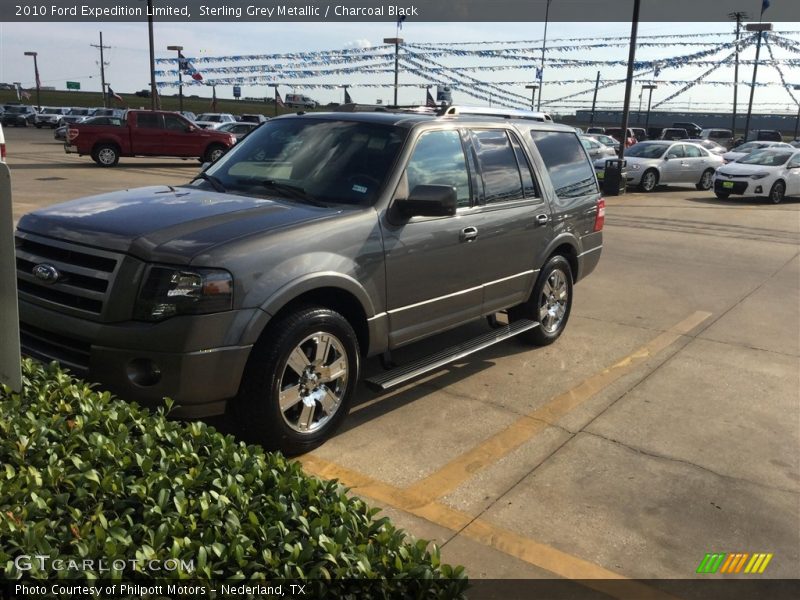 Sterling Grey Metallic / Charcoal Black 2010 Ford Expedition Limited
