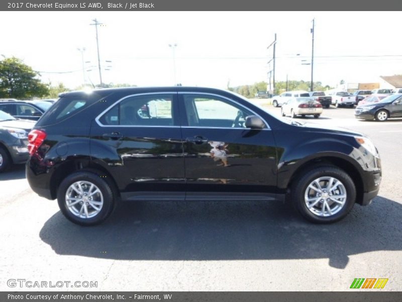 Black / Jet Black 2017 Chevrolet Equinox LS AWD