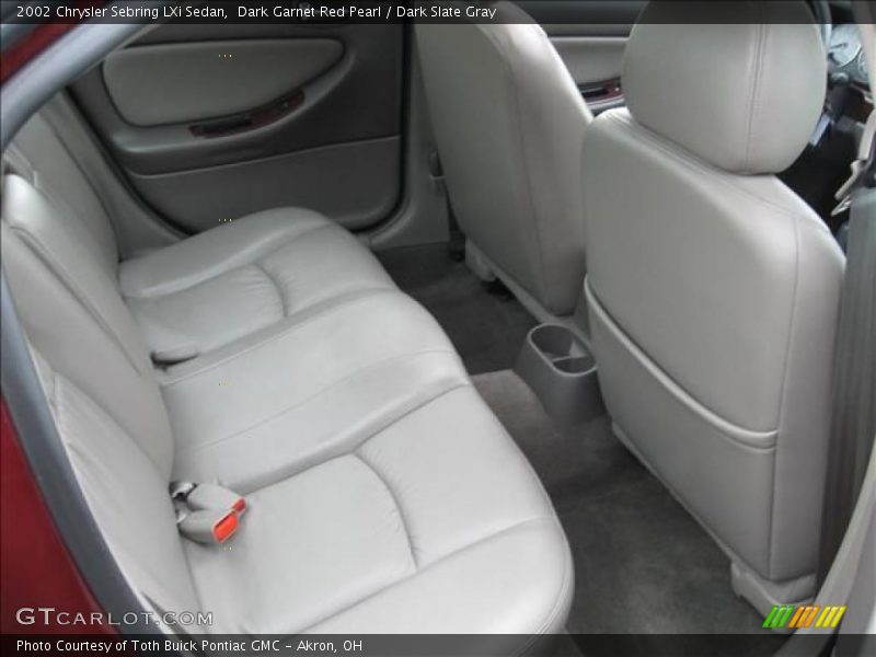 Dark Garnet Red Pearl / Dark Slate Gray 2002 Chrysler Sebring LXi Sedan