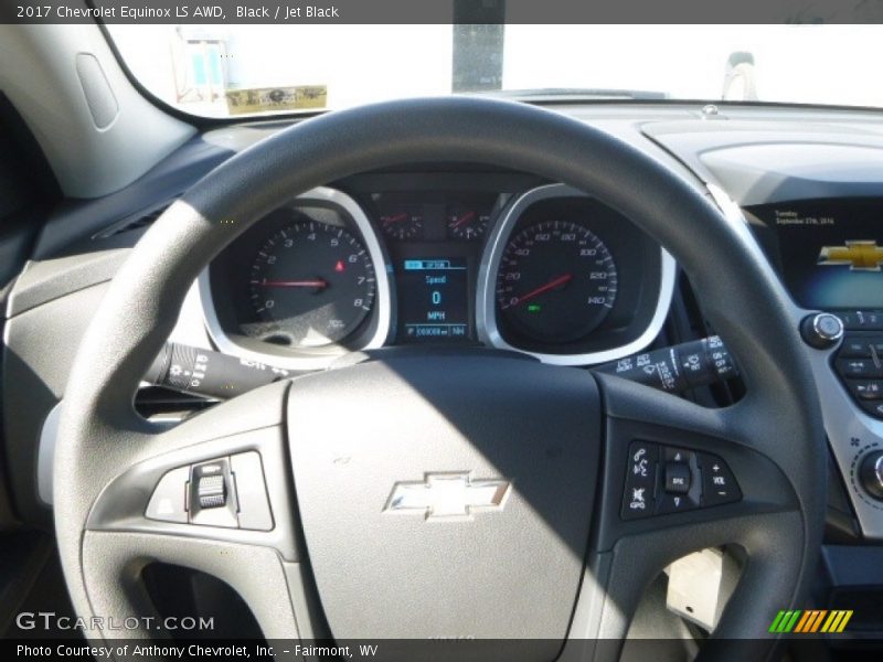 Black / Jet Black 2017 Chevrolet Equinox LS AWD