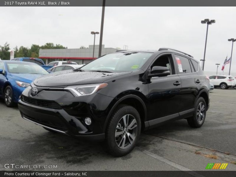 Black / Black 2017 Toyota RAV4 XLE
