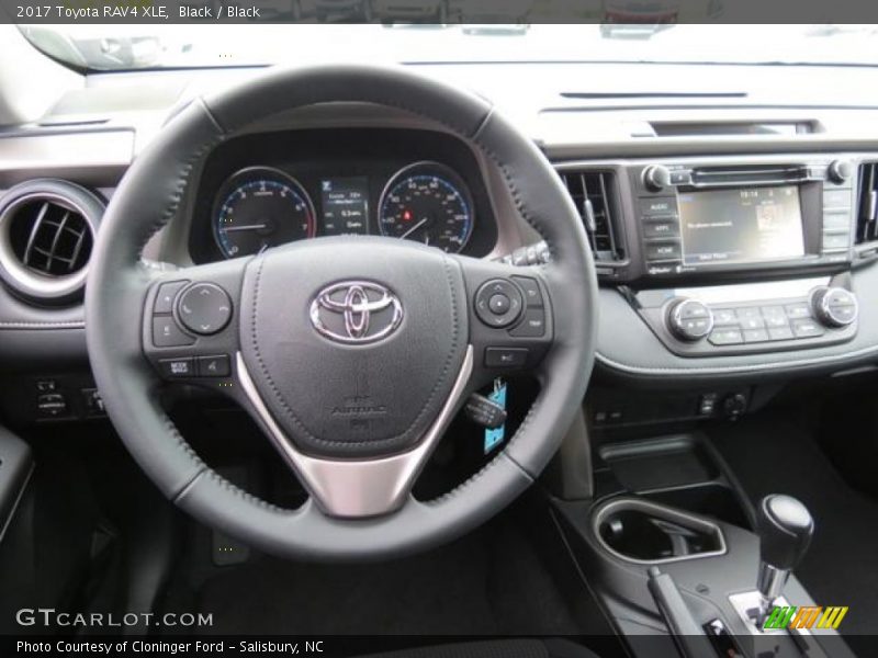 Dashboard of 2017 RAV4 XLE