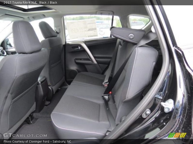 Rear Seat of 2017 RAV4 XLE