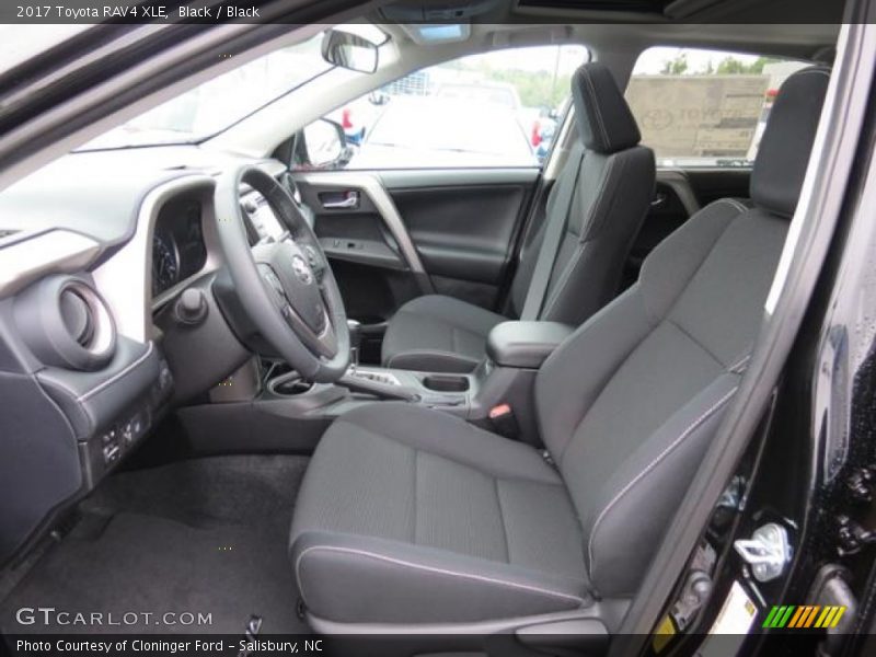  2017 RAV4 XLE Black Interior