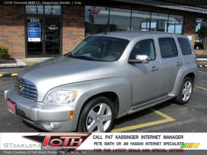 Silverstone Metallic / Gray 2008 Chevrolet HHR LT
