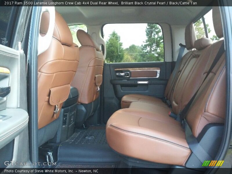 Rear Seat of 2017 3500 Laramie Longhorn Crew Cab 4x4 Dual Rear Wheel