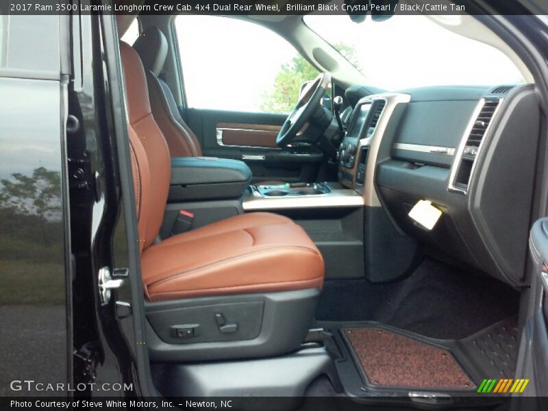 Front Seat of 2017 3500 Laramie Longhorn Crew Cab 4x4 Dual Rear Wheel