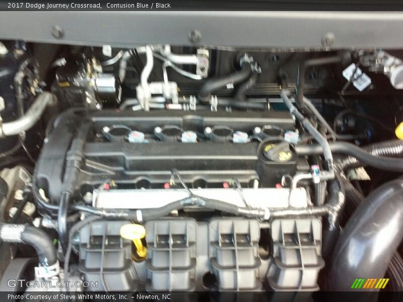 Contusion Blue / Black 2017 Dodge Journey Crossroad
