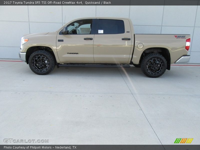 Quicksand / Black 2017 Toyota Tundra SR5 TSS Off-Road CrewMax 4x4