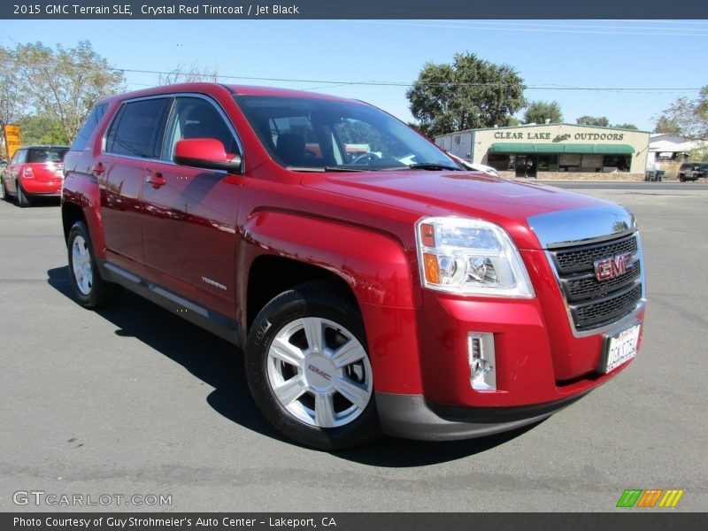 Crystal Red Tintcoat / Jet Black 2015 GMC Terrain SLE