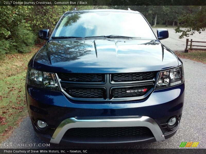 Contusion Blue / Black 2017 Dodge Journey Crossroad