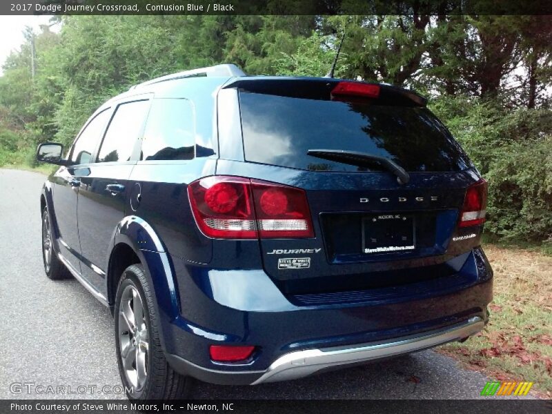 Contusion Blue / Black 2017 Dodge Journey Crossroad