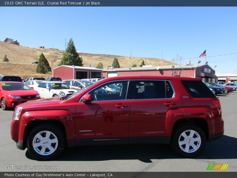 Crystal Red Tintcoat / Jet Black 2015 GMC Terrain SLE